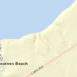 Bournes Beach New York Street Map