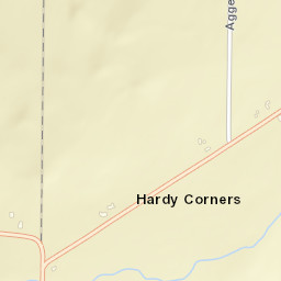 Hardy Corners New York Street Map