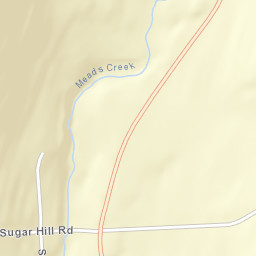 Pine Creek New York Street Map