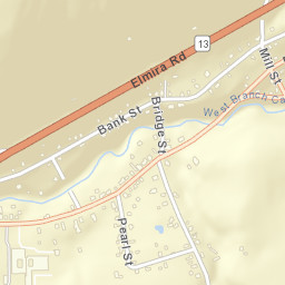 Newfield New York Street Map