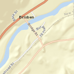 Brisben New York Street Map