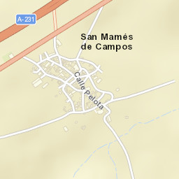 San Mamés de Campos Street Map