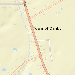 Danby New York Street Map