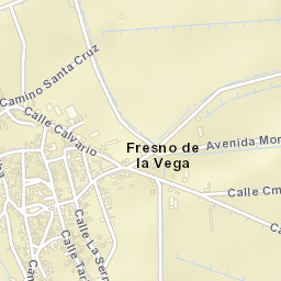 Fresno de la Vega Street Map