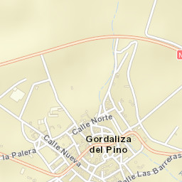 Gordaliza del Pino Street Map