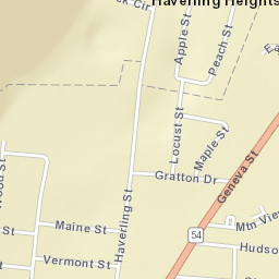 Haverling Heights New York Street Map