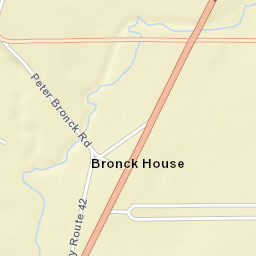 Bronck House New York Street Map
