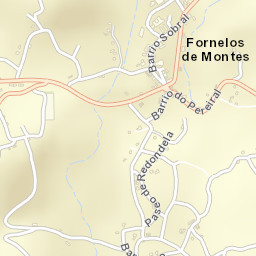Fornelos de Montes Street Map
