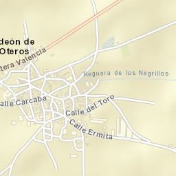 Matadeón de los Oteros Street Map