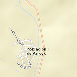 Población de Arroyo Street Map
