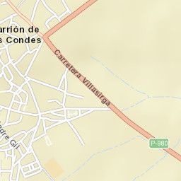 Carrión de los Condes Street Map