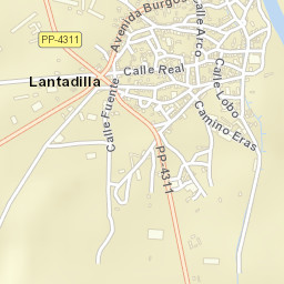 Lantadilla Street Map