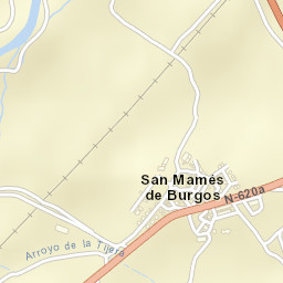 San Mamés de Burgos Street Map