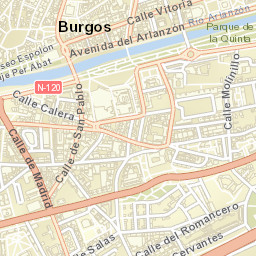 Burgos Street Map