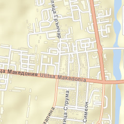 Samokov Street Map