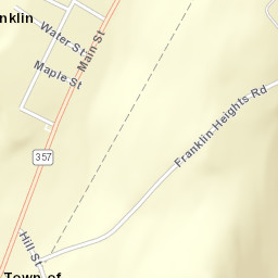 Franklin New York Street Map