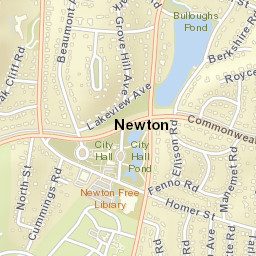 Newton Street Map