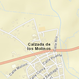 Calzada de los Molinos Street Map