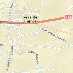 Ibeas de Juarros Street Map