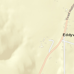 Eddyville New York Street Map