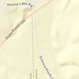 Sonora New York Street Map