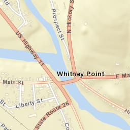 Whitney Point New York Street Map