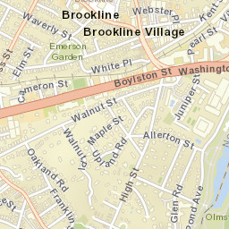 Brookline Street Map