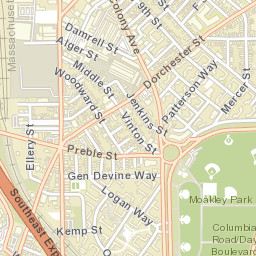 South Boston Street Map