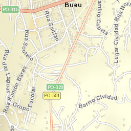Bueu Street Map