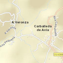 Carballeda de Avia Street Map