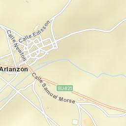 Arlanzón Street Map