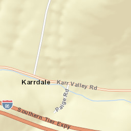 Karrdale New York Street Map