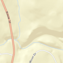 Woodstock New York Street Map