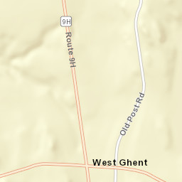 West Ghent New York Street Map
