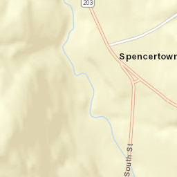 Spencertown New York Street Map