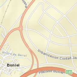 Buniel Street Map