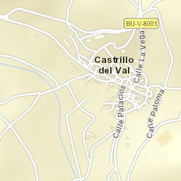 Castrillo del Val Street Map