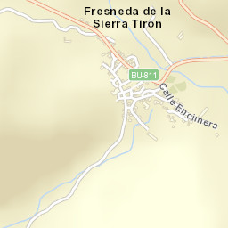 Fresneda de la Sierra Tirón Street Map