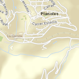 Planoles Street Map