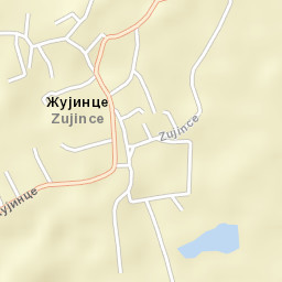 Žujince Street Map
