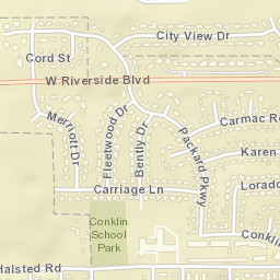 3603-3607 Bently Drive, Rockford, IL Street Map