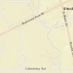 Stockton New York Street Map