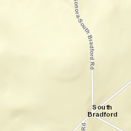 South Bradford New York Street Map