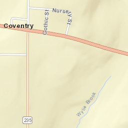 Coventry New York Street Map