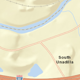 South Unadilla New York Street Map