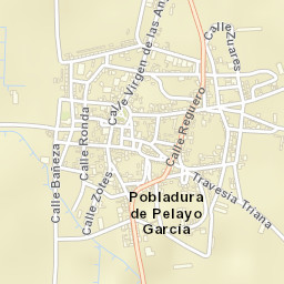 Pobladura de Pelayo García Street Map