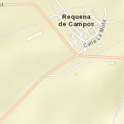 Requena de Campos Street Map