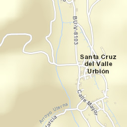 Santa Cruz del Valle Urbión Street Map