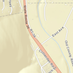 South Hornell New York Street Map