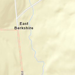 East Berkshire New York Street Map